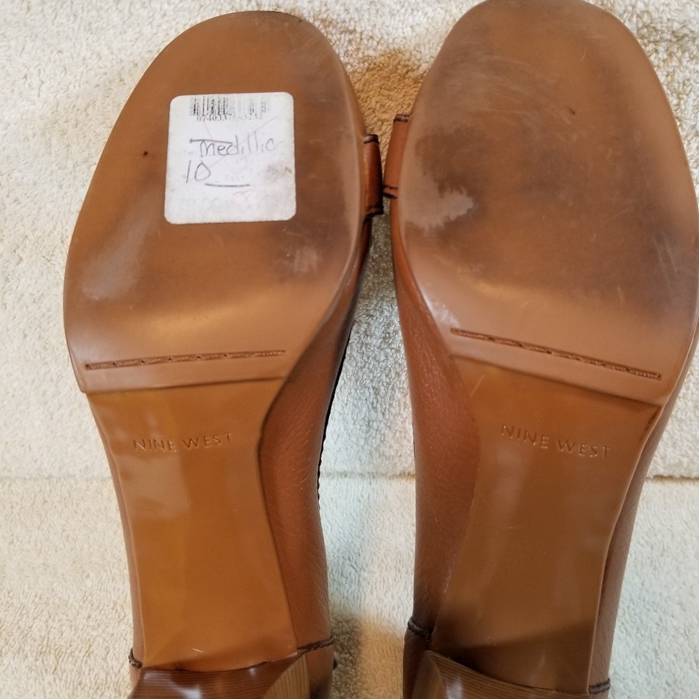 Nine West Stack Heel Pumps Size 10 - Picture 3 of 3